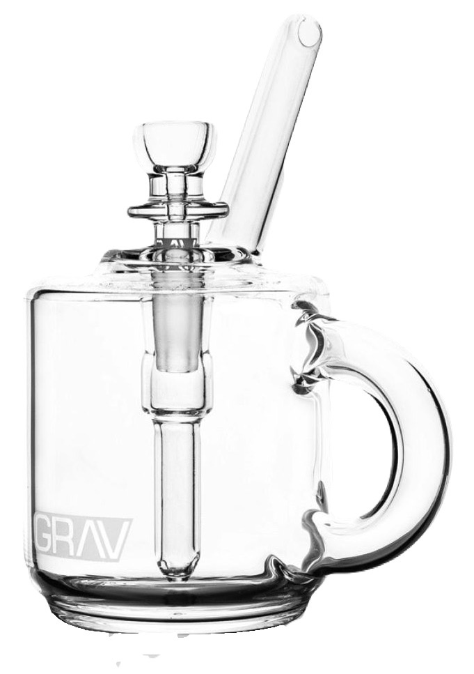 GRAV Coffee Mug Pocket Bubbler / Clear